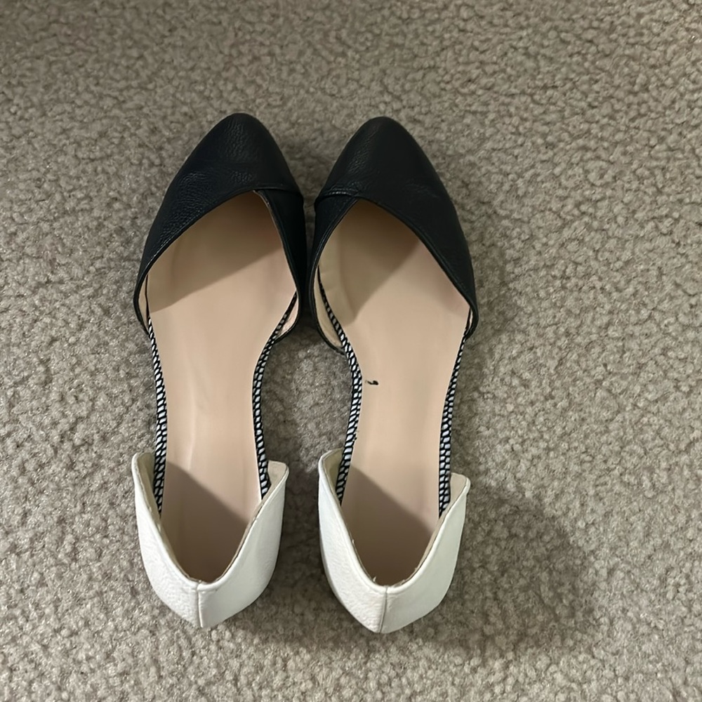 Black and white flats